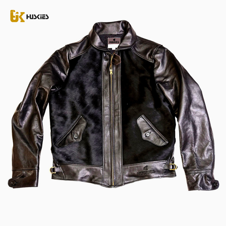 The Bear Leather Jacket - ATELIER HUSKIES