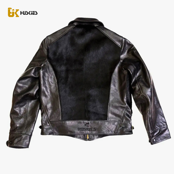 The Bear Leather Jacket - ATELIER HUSKIES