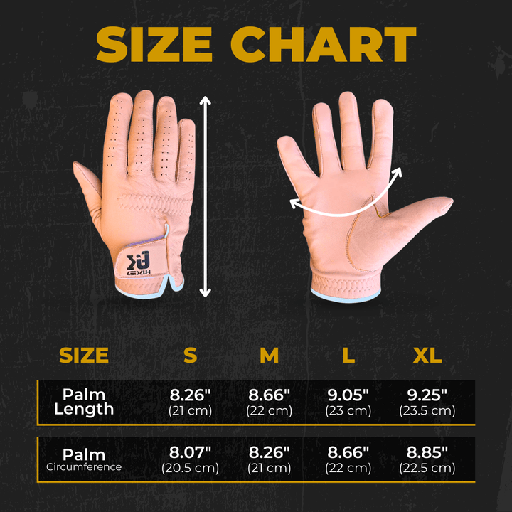 Golf Gloves Size Chart